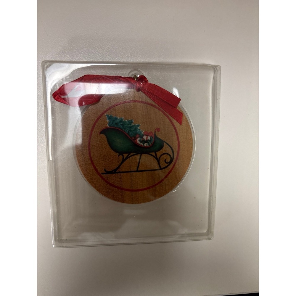 Christmas‎ Sleigh Ornament